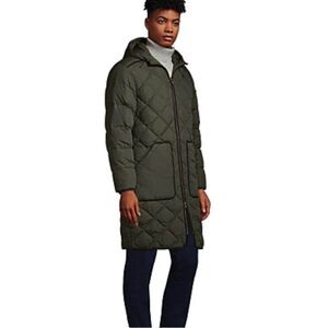 New‎ Lands End Men's Insulated Quilted Primaloft ThermoPlume Coat